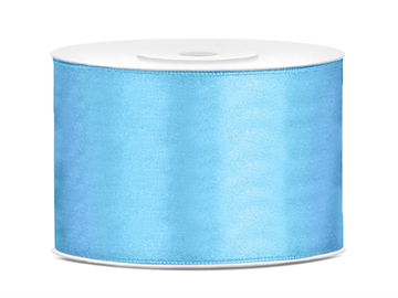  Satin Ribbon, sky-blue, 50mm/25m